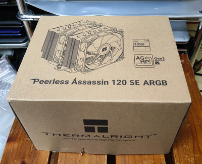 利民Thermalright 刺客Peerless Assassin 120 SE ARGB 六管雙塔雙風扇散熱器 全新