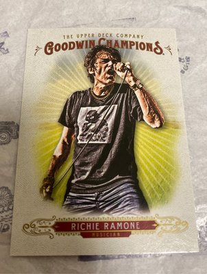 Richie Ramone 2018 Upper Deck Goodwin Champions #5 Musician