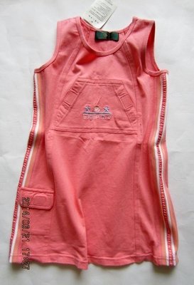 專櫃童裝[聖大保羅] 女童棉質背心裙#6(編號10006)~110CM