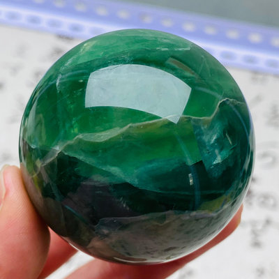B546天然紫綠螢石水晶球擺件綠色水晶原石打磨屬木客廳辦公家 水晶 擺件 原石【天下奇物】2279
