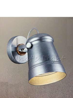 划得來LED燈飾~美式鄉村風 LOFT 復古工業風壁燈 話筒壁燈 可搭愛迪生/LED燈泡 設計師燈款 GA75462
