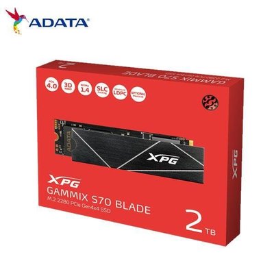 @電子街3C特賣會@全新2T ADATA威剛XPG GAMMIX S70 BLADE 2TB PCIe 4.0 /五年保