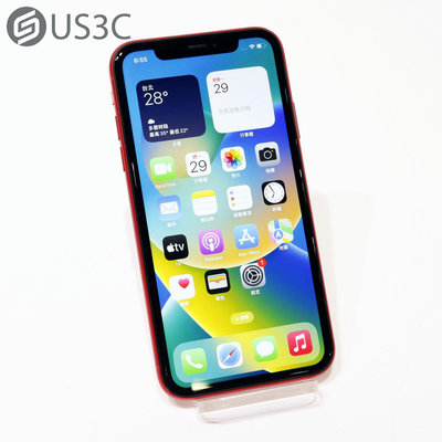 【US3C-青海店】【一元起標】公司貨 Apple iPhone 11 128G 紅色 6.1吋 臉部辨識 廣角雙鏡頭 4G LTE 二手手機