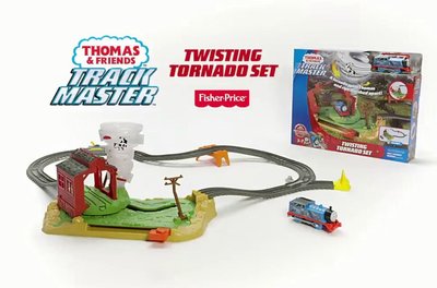 （預購）THOMAS THE TANK ENGINE 湯瑪士小火車組合Trackmaster Twisting Tornado set