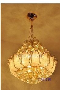 INPHIC-歐式奢華傳統黃水晶聚寶盤吊燈具客廳燈臥室燈飾