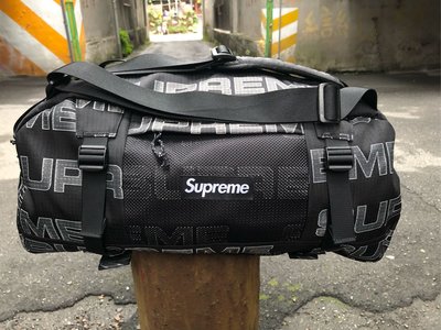 現貨 2021AW Supreme Duffle Bag 旅行袋 旅行包 手提 側背 編織 黑色