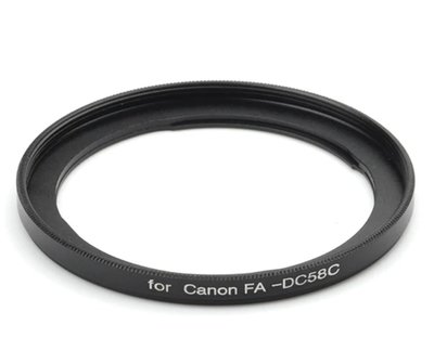 【eYe攝影】副廠 Canon 佳能 FA-DC58C 轉接環 58mm 保護鏡 UV CPL 接寫環 增距鏡