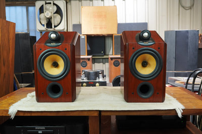 【夢響音響工作室】英國製造 皇佳公司貨 B&amp;W CDM1 NT  鸚鵡螺高音Kevlar低音單體 兩音路書架喇叭  已更換低音懸邊 一元起標！！