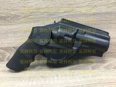 [雷鋒玩具模型]- 左輪槍套 2.5吋/4吋 通用 腰掛式 皮革(短)型 槍套