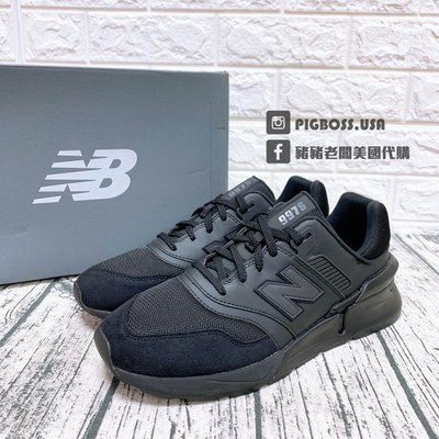 【豬豬老闆】NEW BALANCE 997 麂皮 網布 休閒 運動 慢跑鞋 男女鞋 黑 MS997LOP 白 LOM