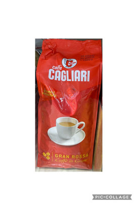 2/18前 義大利Cagliari 紅牌Rossa 咖啡豆500g/包gran caffe 阿拉比卡咖啡豆 到期日2025/2/20單包價