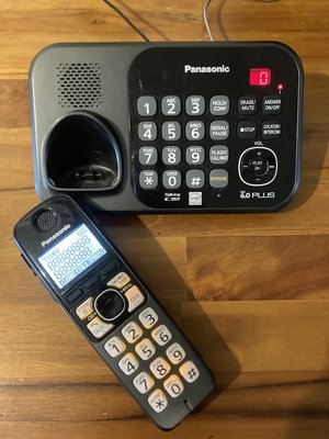 故障 國際牌 Panasonic 無線電話 黑色 (KX-TG4741)