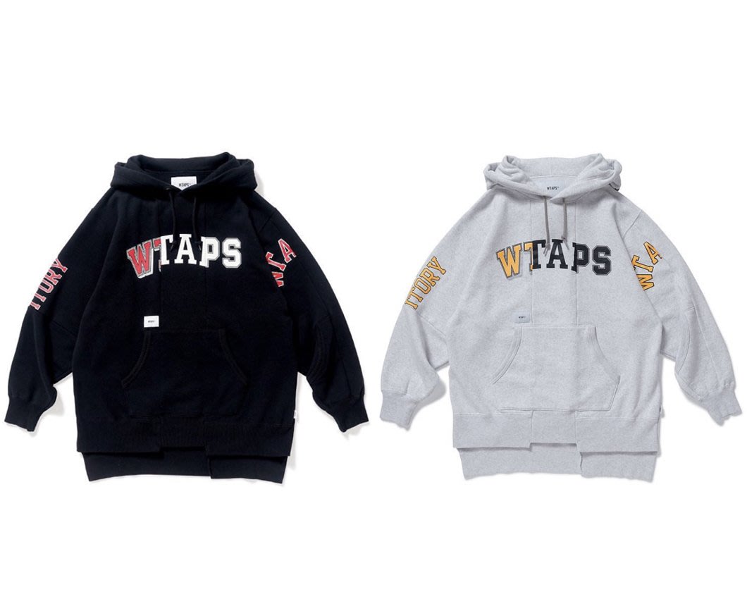 【希望商店】WTAPS RIPPER 02 / SWEATSHIRT 18AW 拼接字母帽