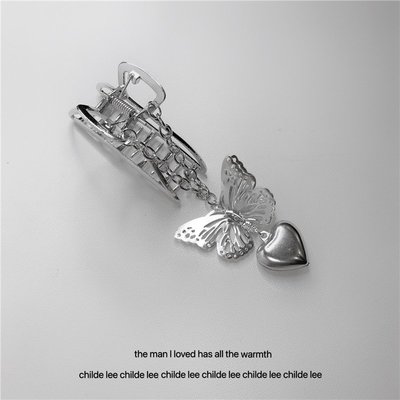 UDTRend 珠寶~喜歡的不得了的超仙金屬立體蝴蝶抓夾 網紅同款發飾