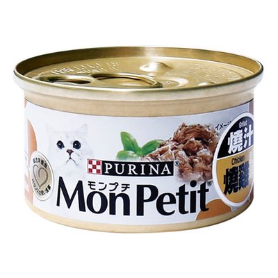 美國製  Mon Petit 貓倍麗 金罐 主食罐 雞肉 鮪魚 起司 鮭魚 1箱24罐