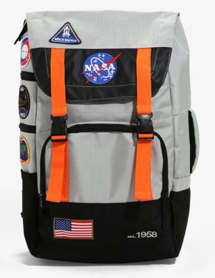 【丹】HT_NASA PATCHED FLIGHT BUILT-UP BACKPACK 美國太空總署 後背包