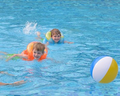 泳圈 小孩 泳圈 充氣式 浮圈 水袖 安全加厚雙氣囊
