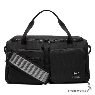 【現貨】Nike 旅行袋 Utility Power 手提包 肩背包 大容量 氣墊 黑【運動世界】CK2795-010
