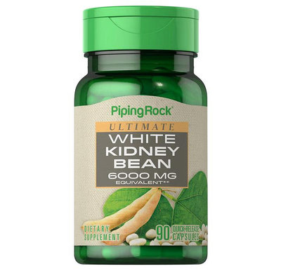 【天然小舖】Piping Rock 現貨 最高效力白腎豆 white kidney bean 單顆6000mg 90顆