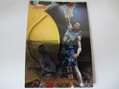 ~ Kevin Garnett ~1998年Bowmans 狼王.灰狼隊/凱文·賈奈特 名人堂.NBA球星 金屬球員卡
