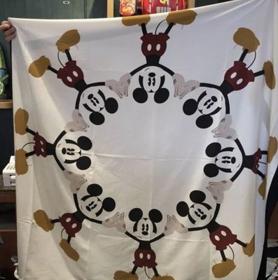 Disney Mickey. 棉質披肩、圍巾、大方巾