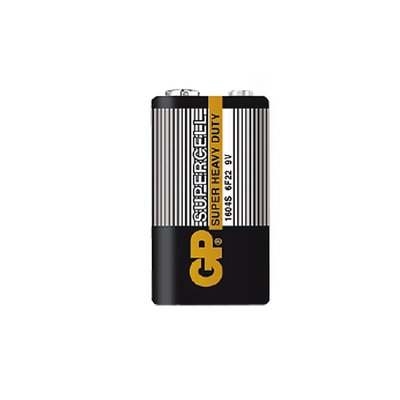 【超霸GP】超級環保9V碳鋅電池1粒裝(9V電池)