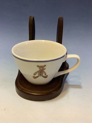 日本加藤真治1994年 陶瓷咖啡杯(WE ARE SLY BEARS)：日本 進口 加藤真治 布偶熊 熊 咖啡杯 茶杯 餐具 居家 家飾 設計 收藏 禮品 雜貨