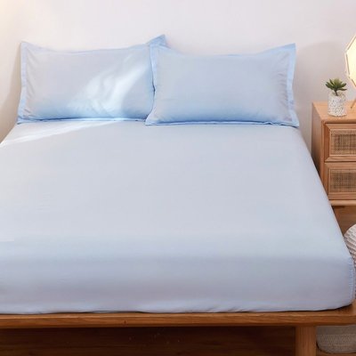 素色床包 120*200單人尺寸床笠單件 四季薄款時尚百搭防滑固定床罩 1.2米家用床墊防塵保護罩 全包型床單3.5尺