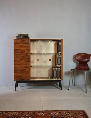 【卡卡頌  歐洲古董】1950s 英國 Hubbinet 桃花心木 書櫃 玻璃櫃 展示櫃 歐洲老件 ca0224
