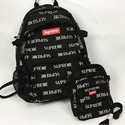 超搶手】全新正品2016 Supreme 3M Reflective Repeat Backpack 41代