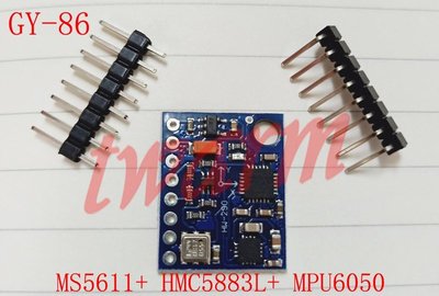 《德源科技》r)GY-86 10DOF MS5611+HMC5883L+MPU6050模組 傳感器模組 MultiWii