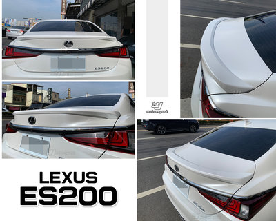 小傑車燈精品-全新 LEXUS ES200 ES300 平貼式 尾翼 鴨尾 含烤漆 ABS