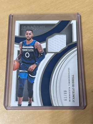 21-22 Immaculate D’Angelo Russell 球衣卡 /99 Game Used