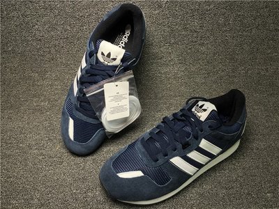 Adidas Originals  ZX700 愛迪達 三葉草 深藍白 網面透氣運動鞋
