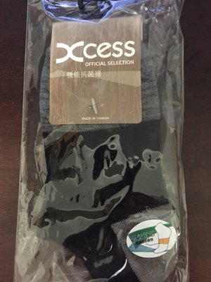 台灣製造 XCESS 機能抗菌襪 雙色 氣墊踝襪 厚 環形足弓 減緩腳底疲勞 棉80% SP20% 尺寸22-24cm