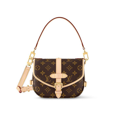 Louis Vuitton 路易威登 LV Saumur BB Monogram 斜背/手提 經典老花 馬鞍包 全新大全配