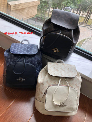 COACH 全新正品 91110 經典logo 女背包 雙肩後背包代購