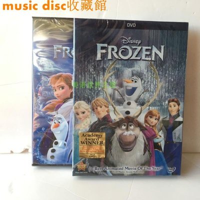 frozen冰雪奇緣1-2合集 英文原聲卡通動畫電影DVD碟片無中文包郵