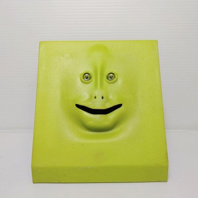[ 三集 ] 公仔 FACEBANK 存錢筒 綠色  高約:10公分  材質:塑膠 金屬  下標前詢問功能  A8