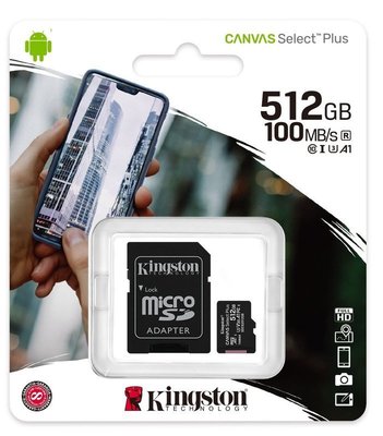 『儲存玩家』金士頓 Kingston 512GB 512G Micro SDHC UHS-I C10 記憶卡 SDCS2