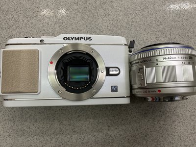 [保固一年] [高雄明豐] 95新 Olympus E-P3 + 14-42mm 單鏡組 APS-C [12091]