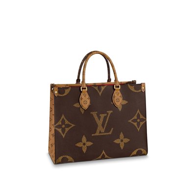 Louis Vuitton 路易威登 LV M45321 ONTHEGO MM Monogram 帆布手提包/肩背購物包