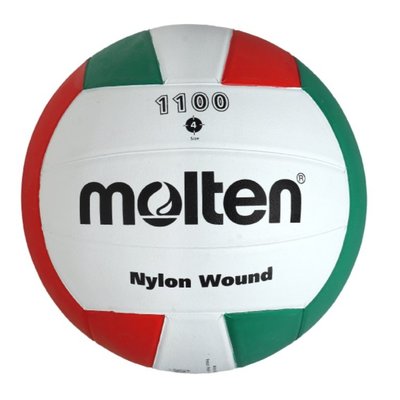 【綠色大地】MOLTEN 軟式橡膠排球 4號排球 V4C1100 橡膠排球 初階 練習排球 教學排球 軟式排球