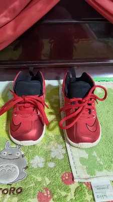 NiKE 童鞋 運動鞋 布鞋 紅色 13公分 350 二手