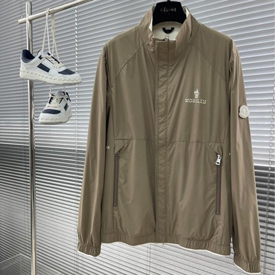 『名品站』Moncler休閒外套 英倫風型男立領外套 原單大牌 專櫃高端時尚商務夾克外套42AT642