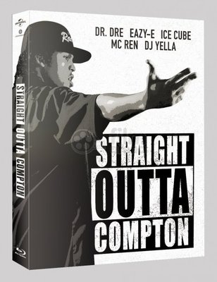 毛毛小舖--藍光BD 衝出康普頓 全紙盒幻彩限量鐵盒版(中文字幕) Straight Outta Compton