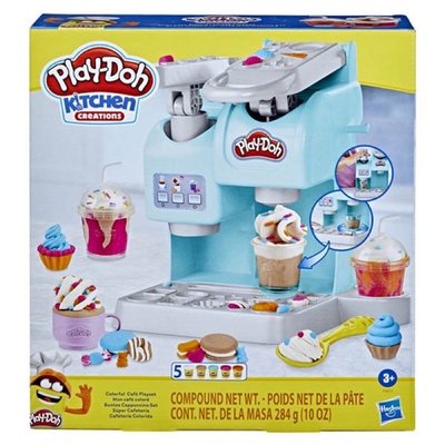 現貨正版 孩之寶Hasbro 培樂多 Play-Doh 廚房系列 繽紛咖啡機遊戲組 F43725L00