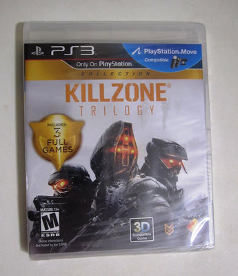 全新PS3 殺戮地帶 三部曲 英文版 Killzone Trilogy Collection