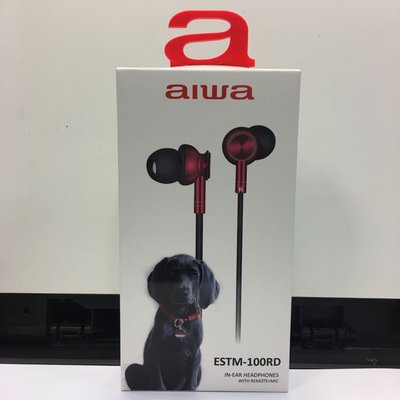 [天興通信] 愛華 AIWA ESTM-100RD 紅色 有線耳機 ESTM-100 紅