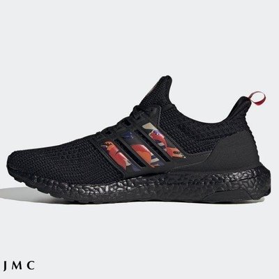 ADIDAS ULTRABOOST DNA 編織 黑紅 新年 運動慢跑鞋 男女鞋 GZ7603